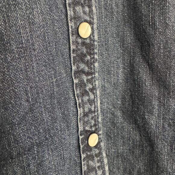 Gap 1969 Denim Button Down with Pearl Snaps - Picture 5 of 6